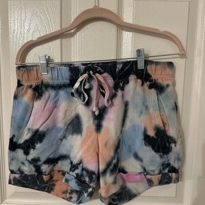 PINK Victoria's Secret Tie-Dye Athletic Shorts